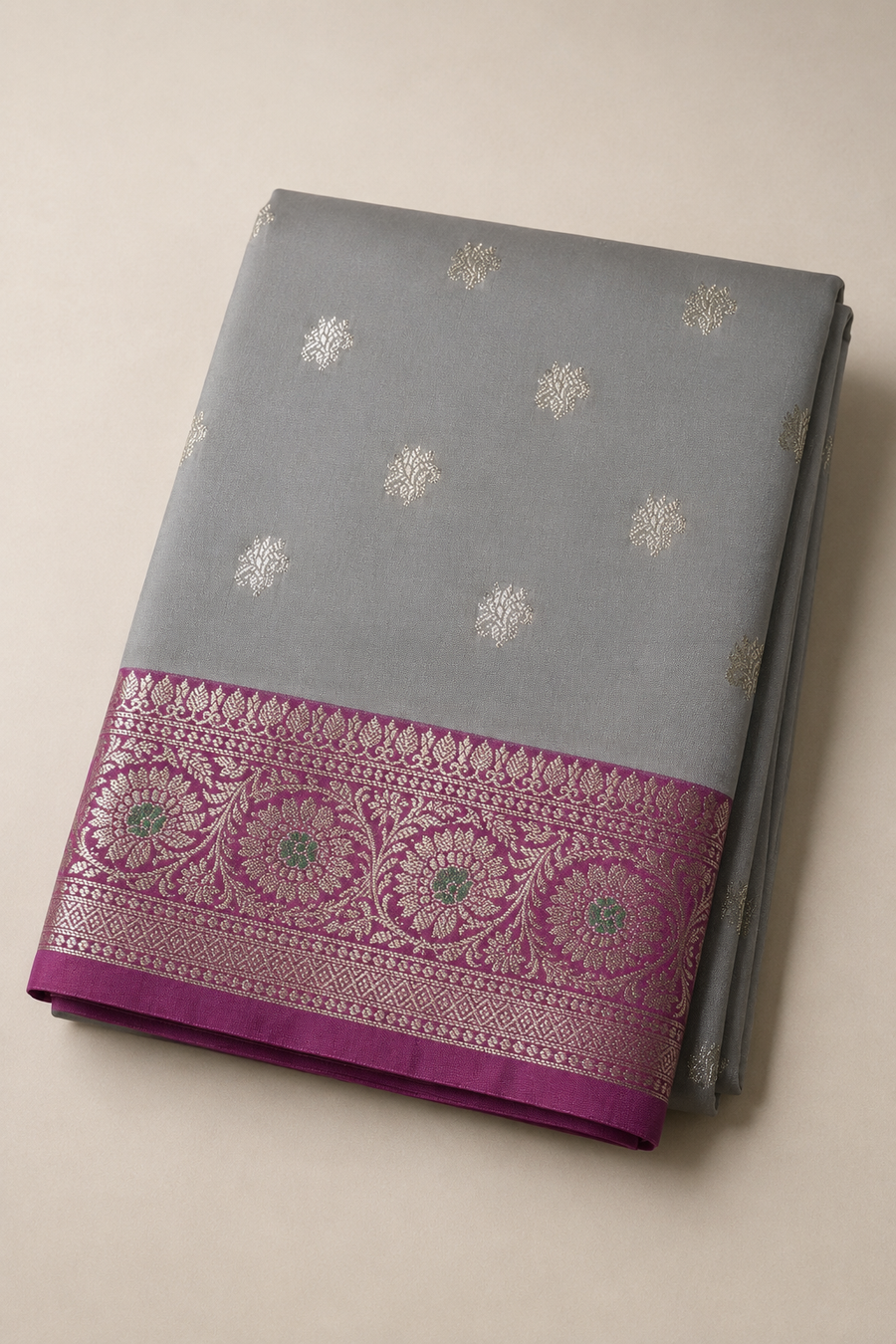 Tapeta Silk - Grey