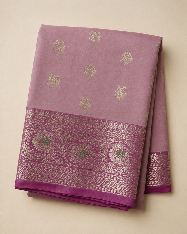 Tapeta Silk - Mauve