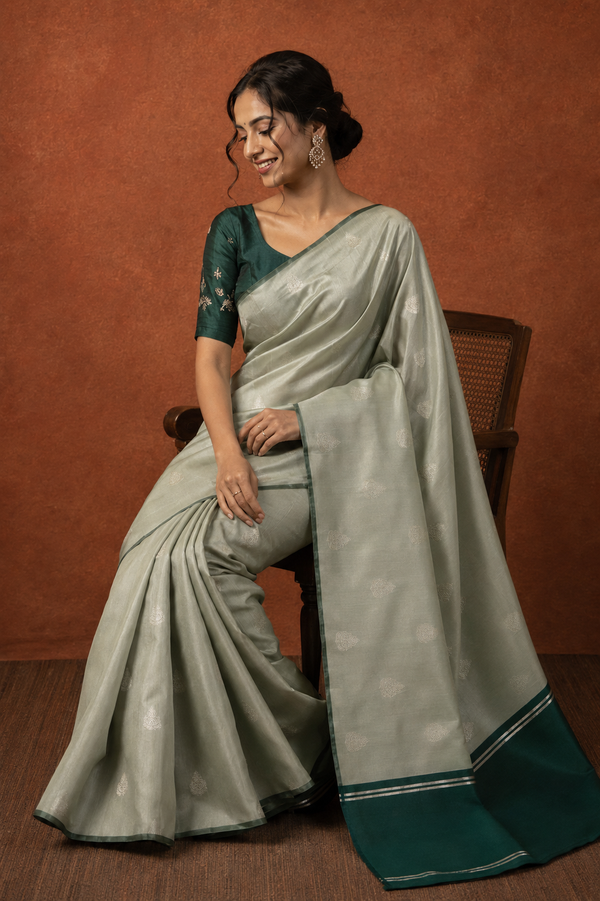 Tapeta Silk - Bottle Green