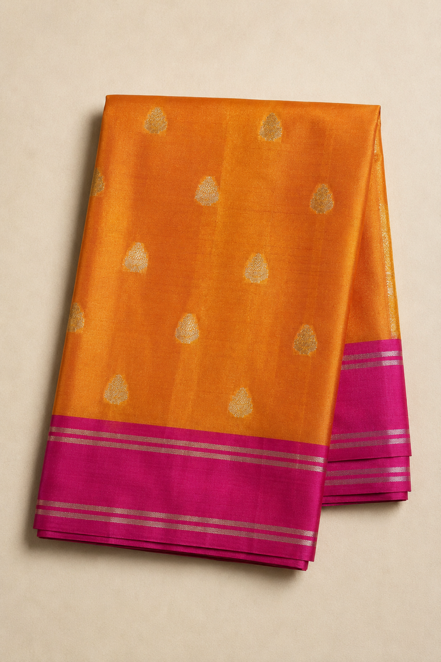 Tapeta Silk - Orange