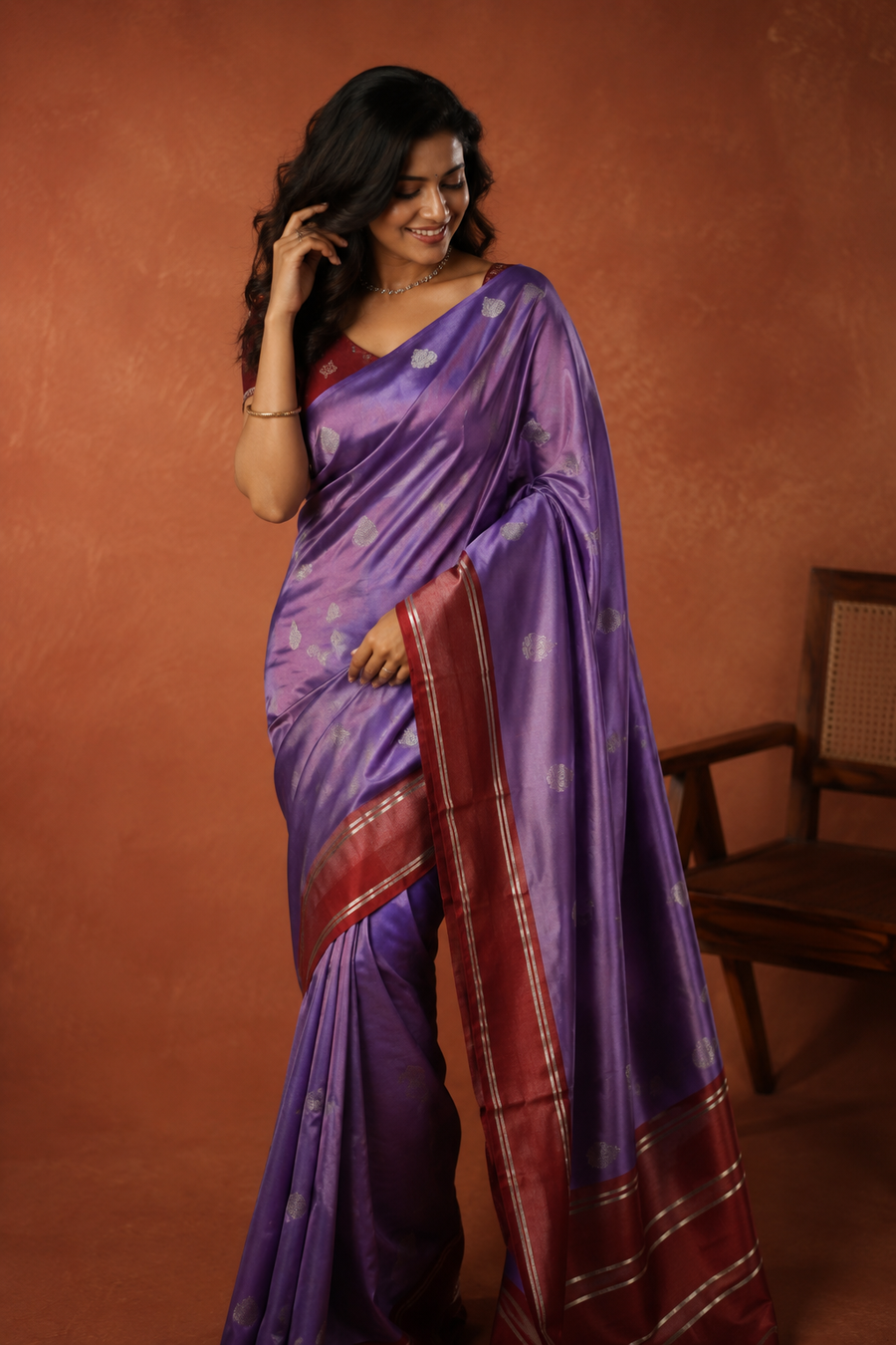 Tapeta Silk - Deep Purple