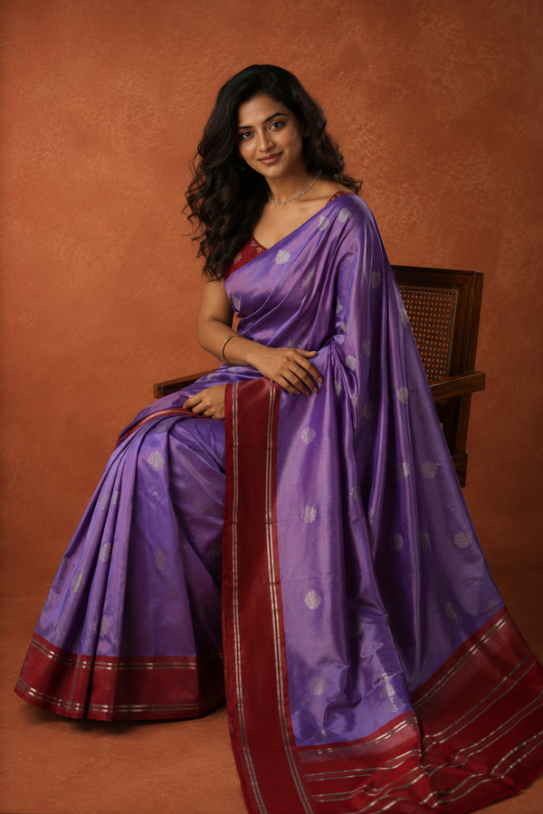 Tapeta Silk - Deep Purple
