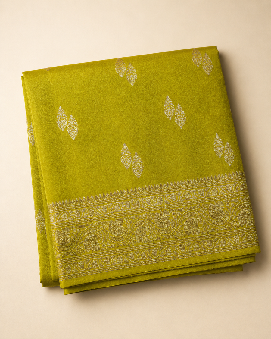 Georgette Crepe Banarasi - Gold