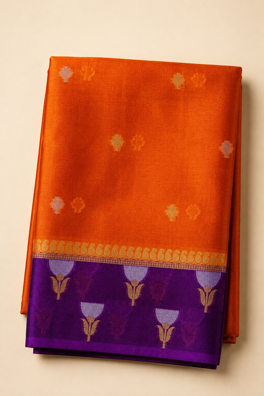 Warm Silk Contrast - Orange