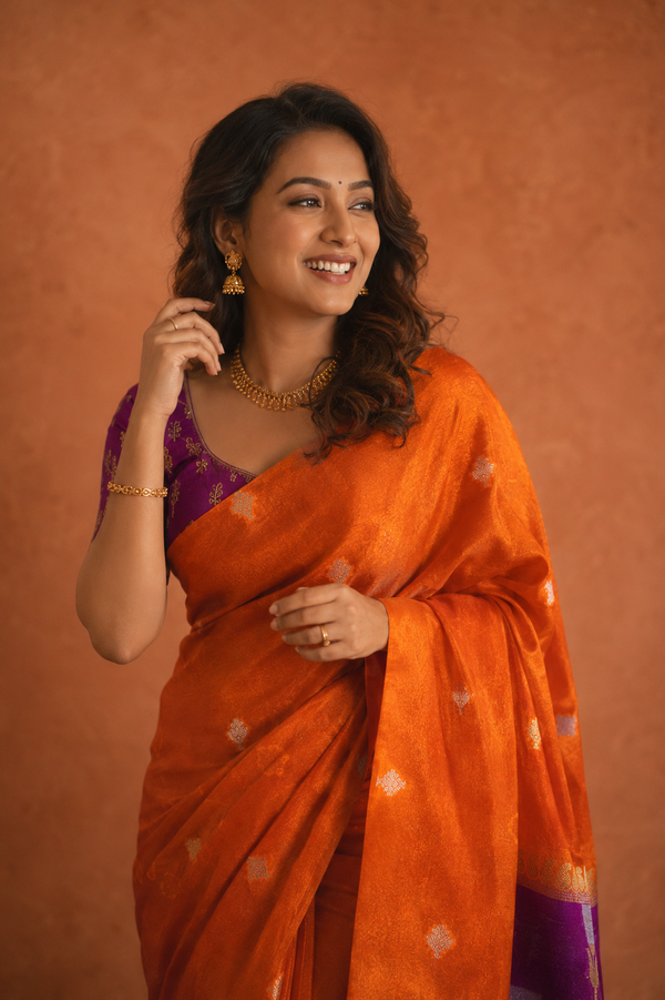 Warm Silk Contrast - Orange