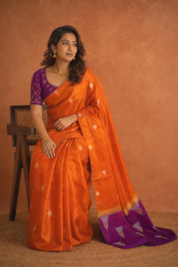 Warm Silk Contrast - Orange