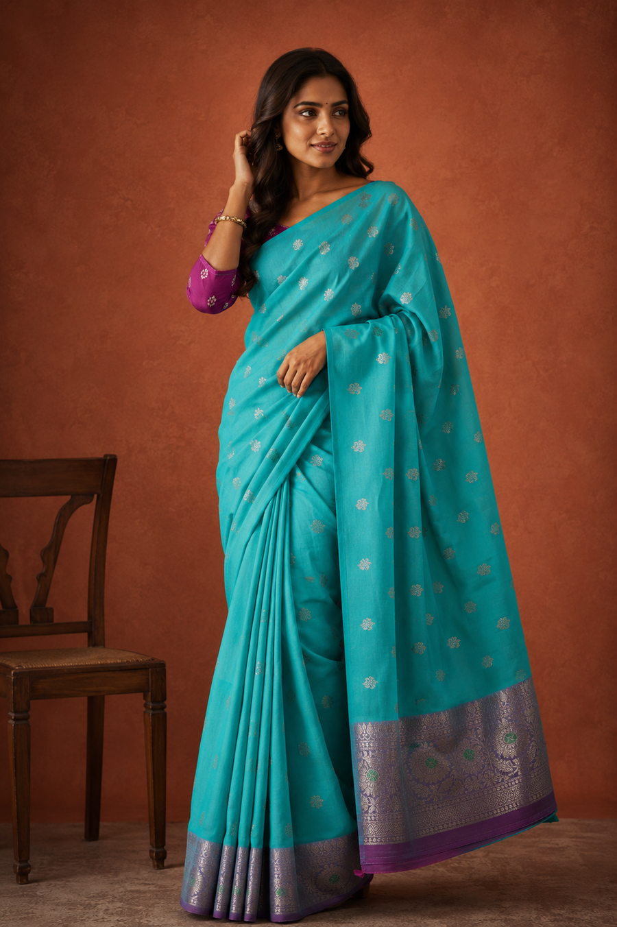 Tapeta Silk - Olive Green
