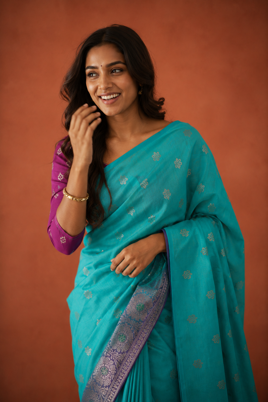 Tapeta Silk - Olive Green