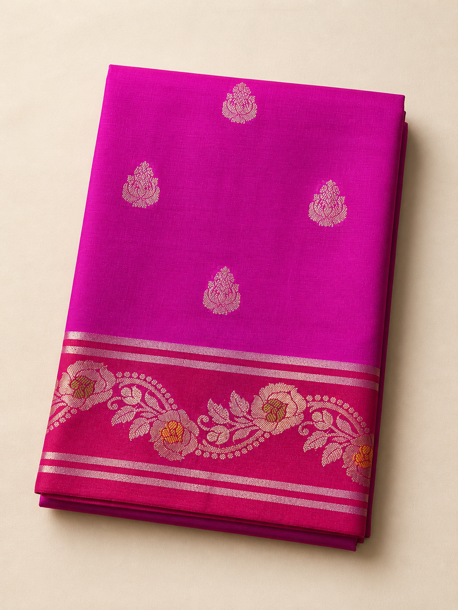 Tapeta Silk - Pink