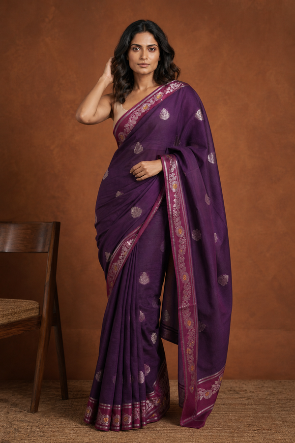Tapeta Silk - Lilac