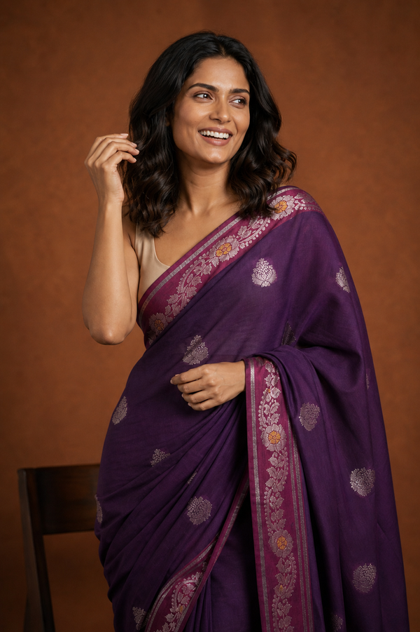 Tapeta Silk - Lilac