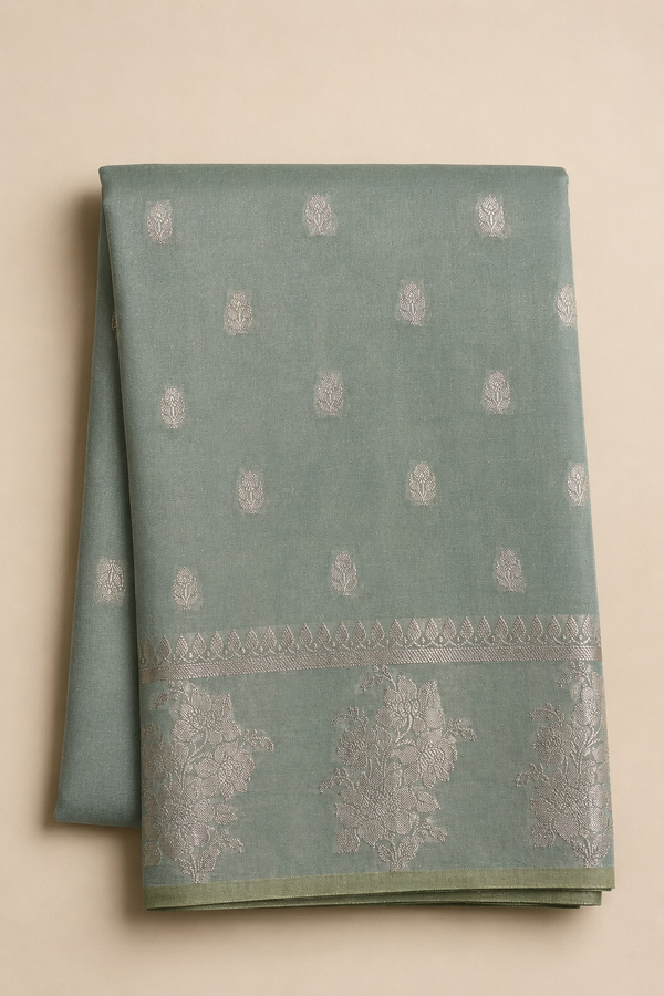Raw Mango Silk - Mint Green
