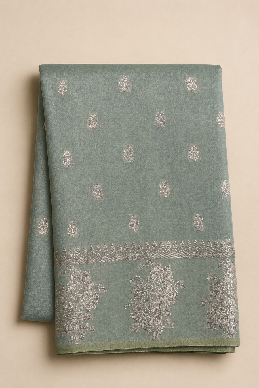 Raw Mango Silk - Mint Green