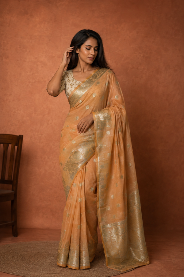 Raw Mango Silk - Tangerine