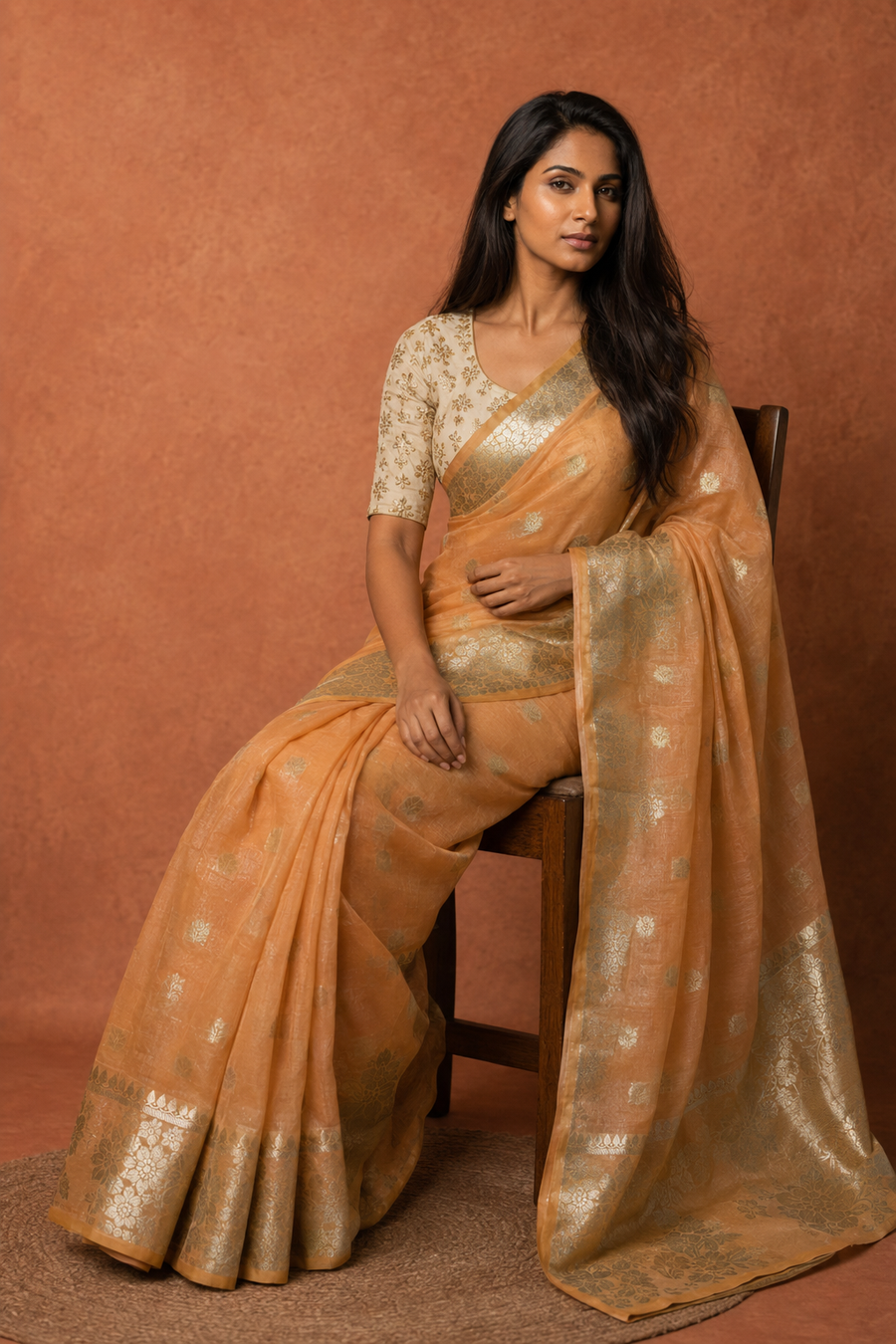 Raw Mango Silk - Tangerine