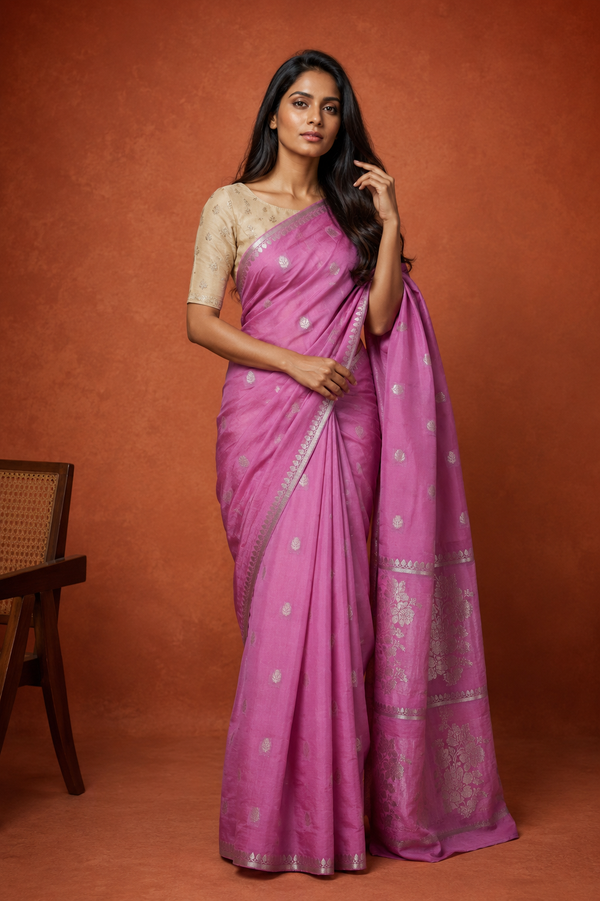 Raw Mango Silk - Pink